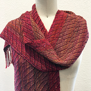 Woven shawl.